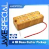 4-String Bass Guitar Pickup with Bright Tone