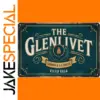 Vintage Glenlivet Whiskey Metal Sign 20x30cm