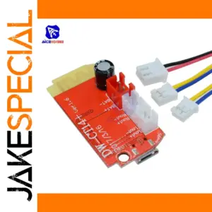 Vibrant Orange-Red Bluetooth Amplifier Module