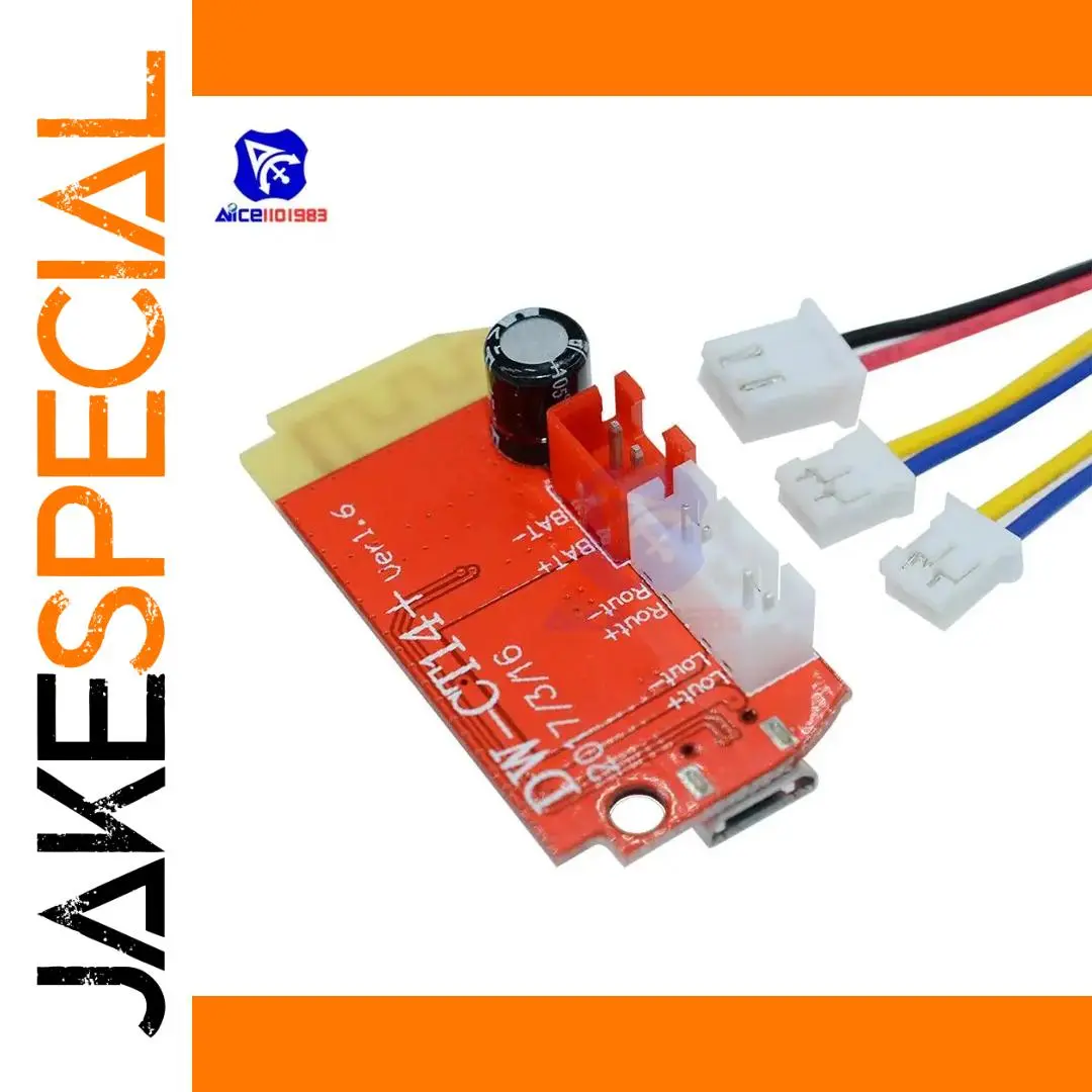 Vibrant Orange-Red Bluetooth Amplifier Module 1 Vibrant Orange-Red Bluetooth Amplifier Module