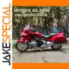 Red Honda Goldwing Diecast Model 1:9 Scale