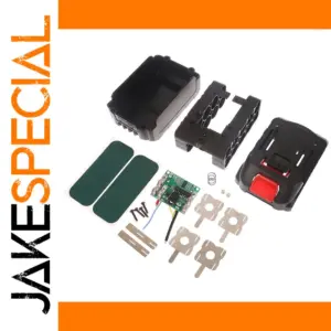 Black 21V Lithium Battery Storage Box for Power Tools