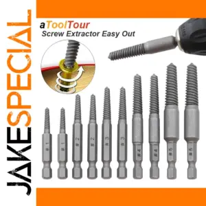 Damaged Screw Extractor Set for Power Tools