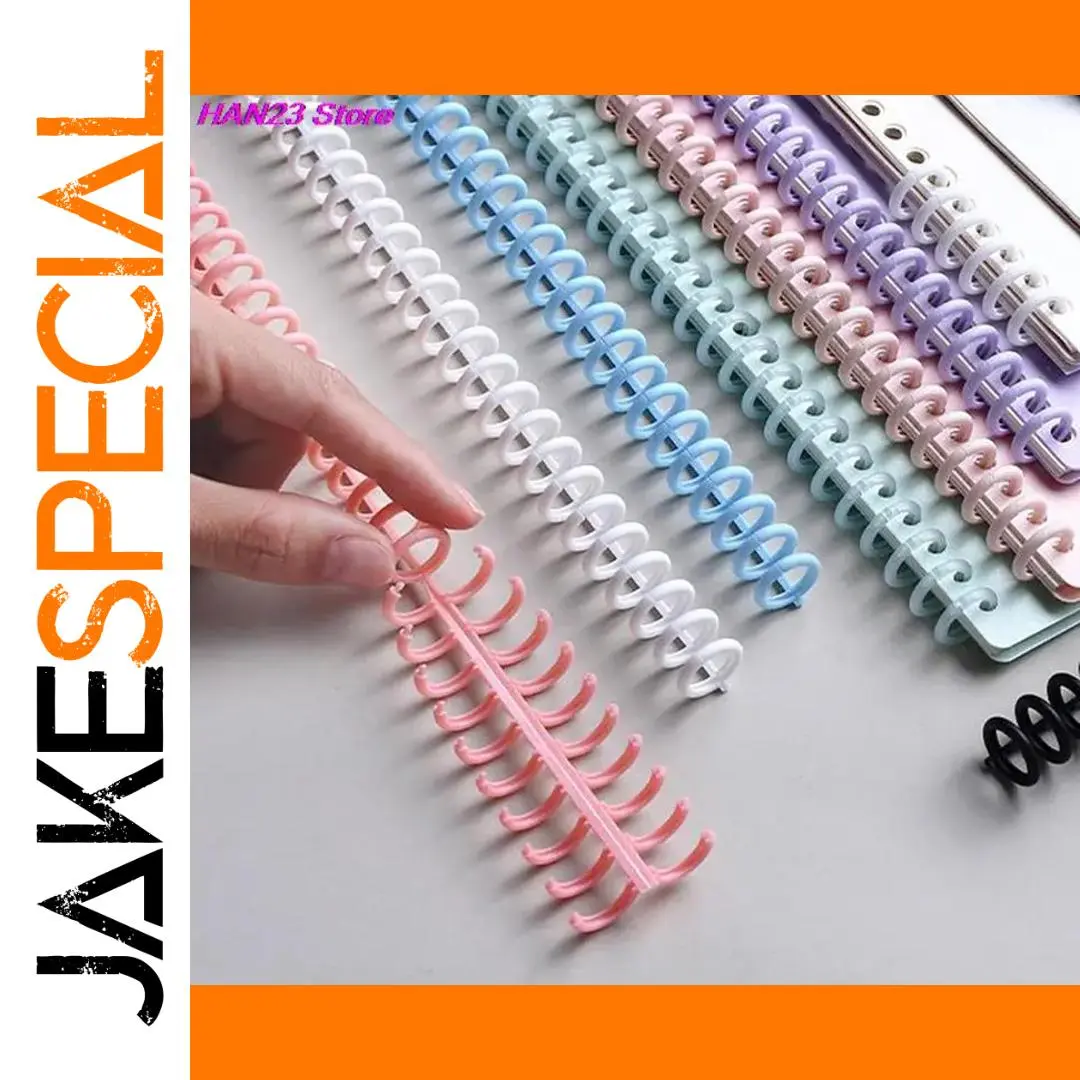 Vibrant Plastic Loose-Leaf Binding Rings Set 1 Vibrant Plastic Loose-Leaf Binding Rings Set