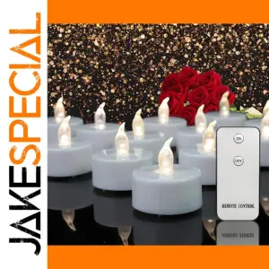 Flameless LED Tea Lights Set of 6-24