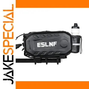 Black Bicycle Carrier Bag with 17L Capacity