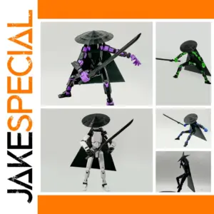 Cultural Fusion 3D Printed Action Figure