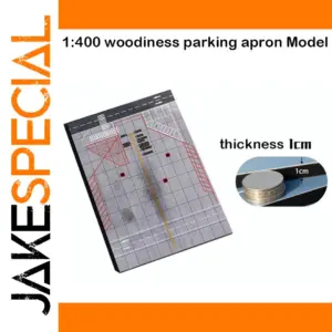 Realistic Wooden Airport Apron for Models