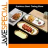 Stainless Steel Oval Serving Trays Set