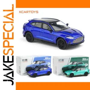 Vibrant Green Aston Martin DBX 1:64 Diecast Model