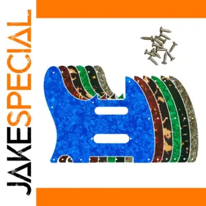 Custom Left-Hand Telecaster Pickguard in 3/4 Ply