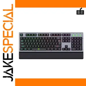 Black Wired Gaming Keyboard with RGB Backlight