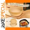 Elegant 23x23cm Reusable Air Fryer Liners