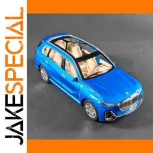 Blue BMW X7 SUV Diecast Model 1:24 Scale