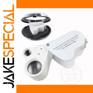 Foldable Jewelry Loupe with LED Light