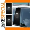 Tesla Carbon Fiber Pillar Stickers Set