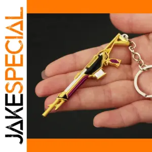 Valorant Reaver Melee Keychain in Gold Tone