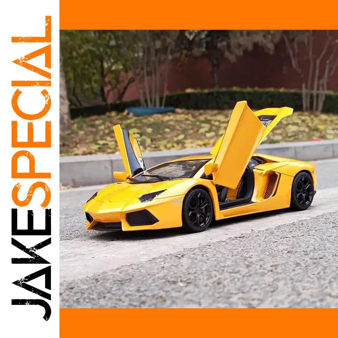 Vibrant Yellow 1:18 Lamborghini Aventador Model 1 Vibrant Yellow 1:18 Lamborghini Aventador Model