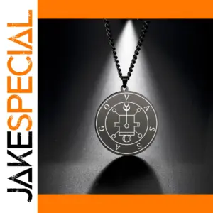 Stainless Steel Satan Sigil Vassago Necklace