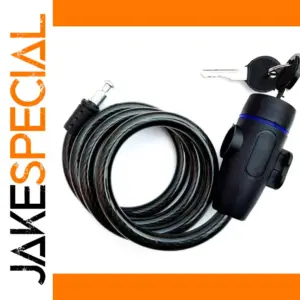 8mm Steel Bicycle & Motorcycle Lock, 850mm