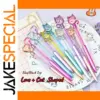 Colorful Cat Ballpoint Pen Set, 10 Pieces