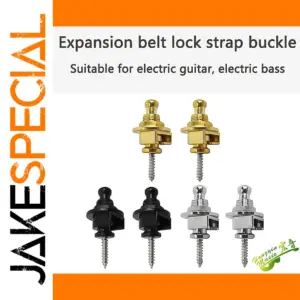 Durable Metal Electric Guitar Strap Buckle