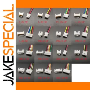 Micro JST Connectors Set with 10 Pairs