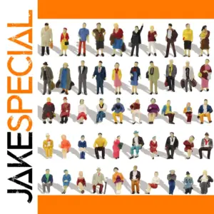HO Scale Passenger Figures Set (100 Pcs)