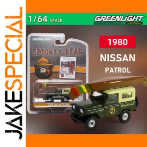 1980s Nissan Patrol Diecast Model in Green