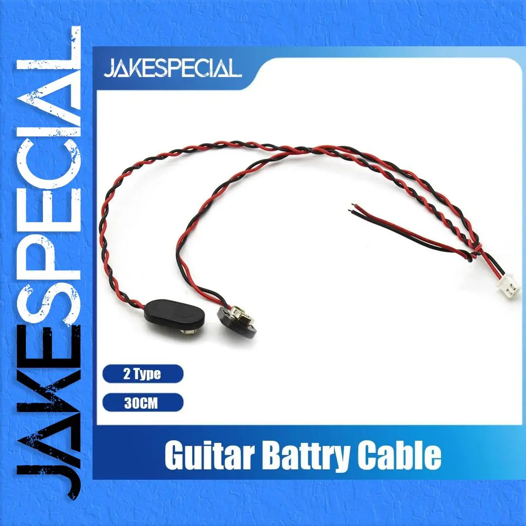 Active Guitar 9V Battery Box with 300mm Cable 1 Active Guitar 9V Battery Box with 300mm Cable