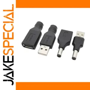 USB to DC Power Adapter Set for 5V Devices