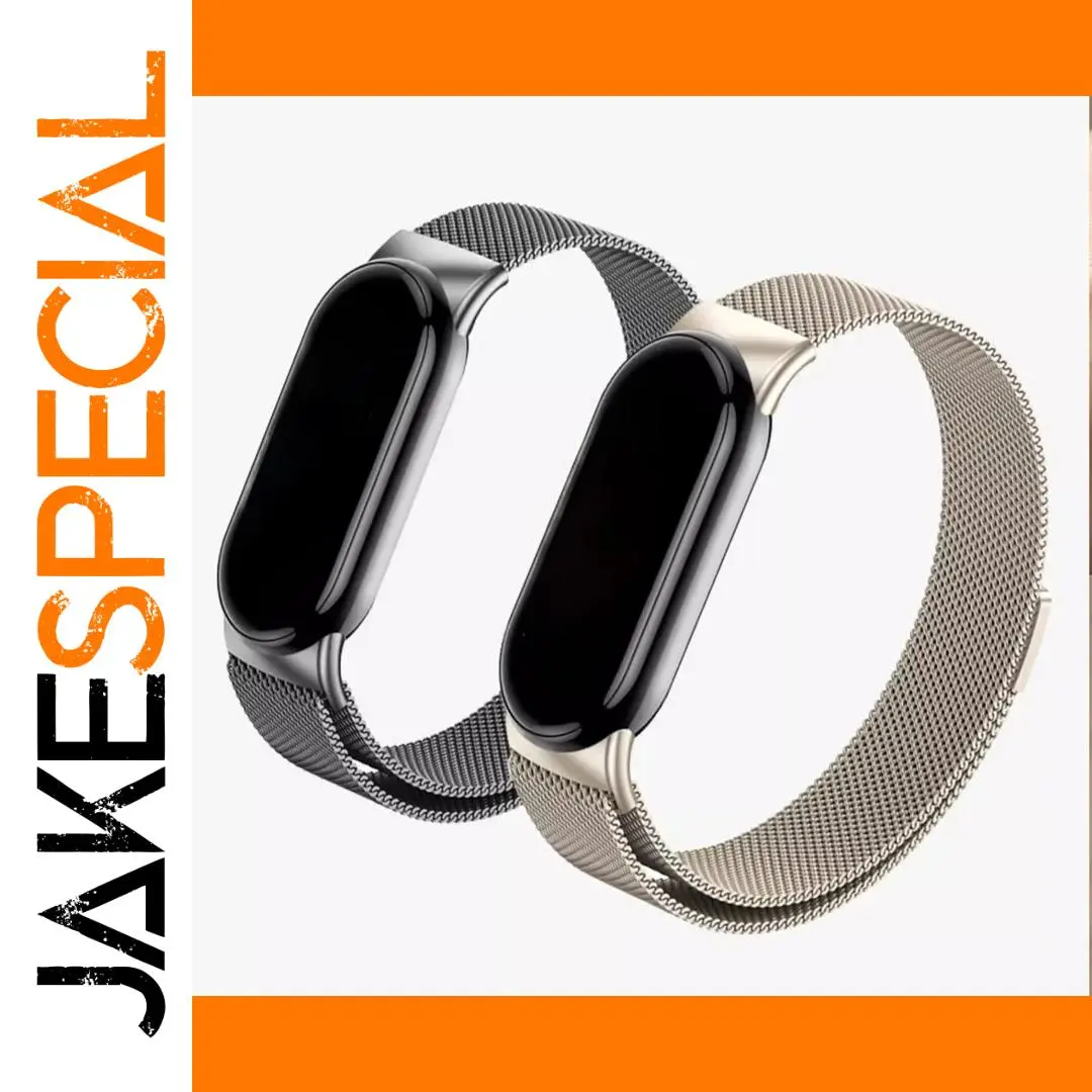 Stainless Steel Milanese Loop for Xiaomi Mi Band 8-10 1 Stainless Steel Milanese Loop for Xiaomi Mi Band 8-10