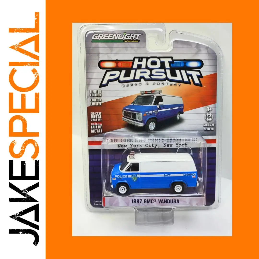 1987 GMC Vandura NYPD Diecast Model 1 1987 GMC Vandura NYPD Diecast Model