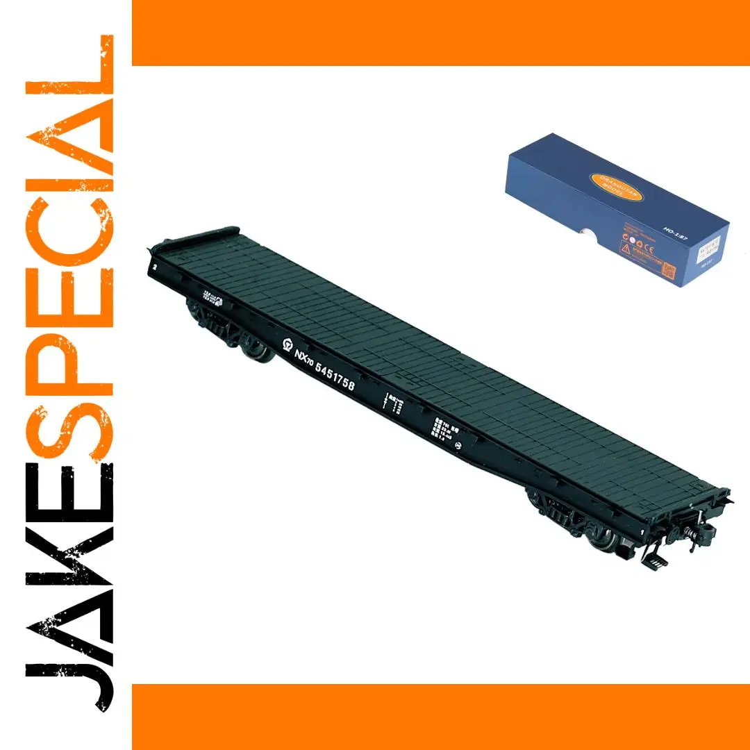 HO Scale NX70 Flat Shipping Container Carriage 1 HO Scale NX70 Flat Shipping Container Carriage