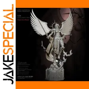 Angelic Warrior Tabletop Miniature 110mm Resin