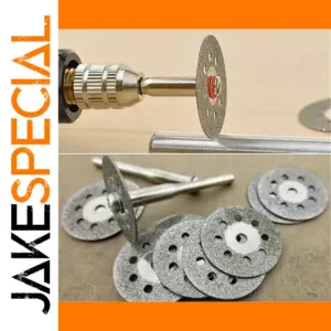 12-Pack Silver High-Speed Steel Cutting Discs for Dremel