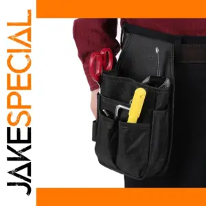 Electrician Tool Waist Bag 600D Polyester Black