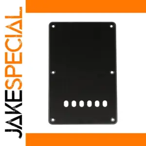Black Plastic Squier Strat Backplate