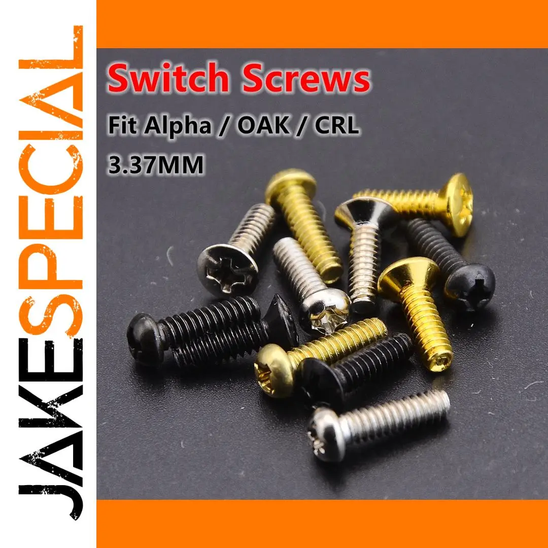 High-Quality Guitar Switch Screws 3.37mm Pack 1 High-Quality Guitar Switch Screws 3.37mm Pack