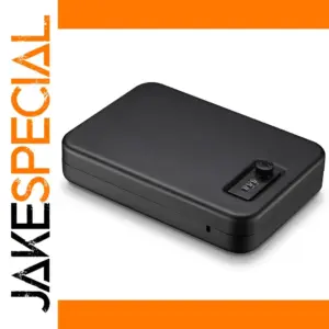 Portable Black Steel Gun Safe with Combination Lock