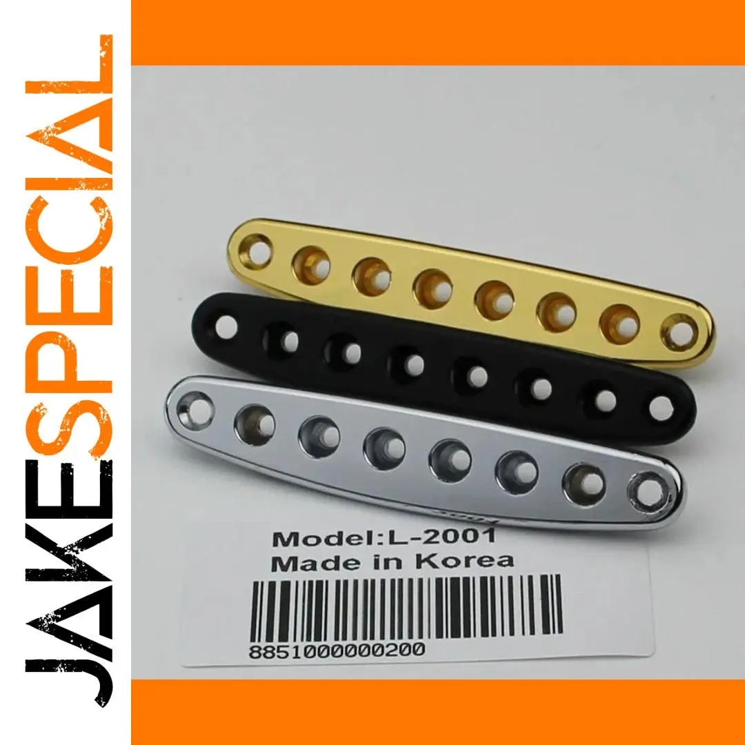 Metal Guitar Ferrule Model L-2001 in Black, Gold, Chrome 1 Metal Guitar Ferrule Model L-2001 in Black, Gold, Chrome