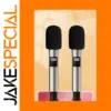 Black Washable Microphone Foam Cover for Standard Microphones