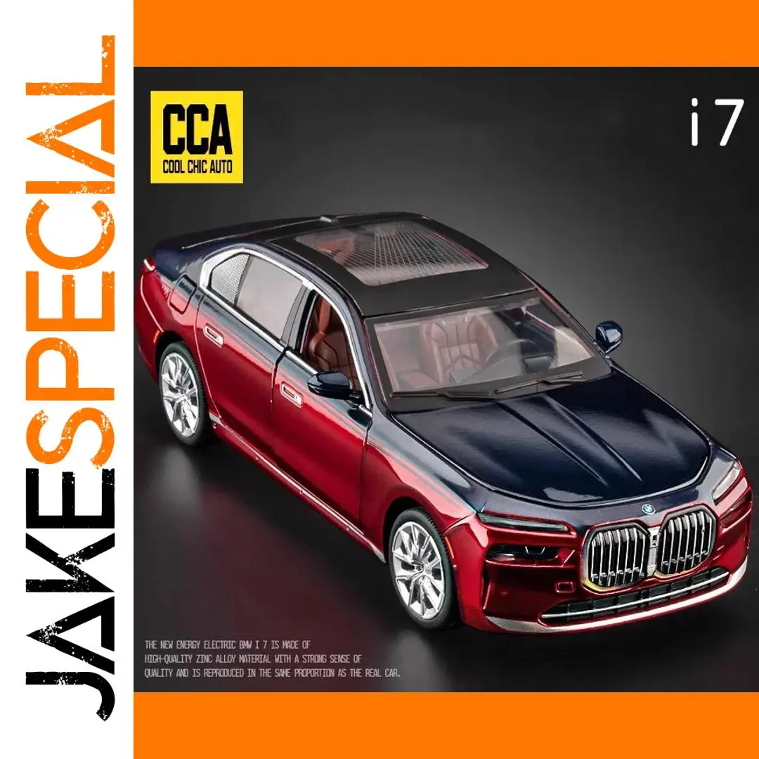 BMW I7 G70 M70L 1:24 Scale Diecast Model 1 BMW I7 G70 M70L 1:24 Scale Diecast Model