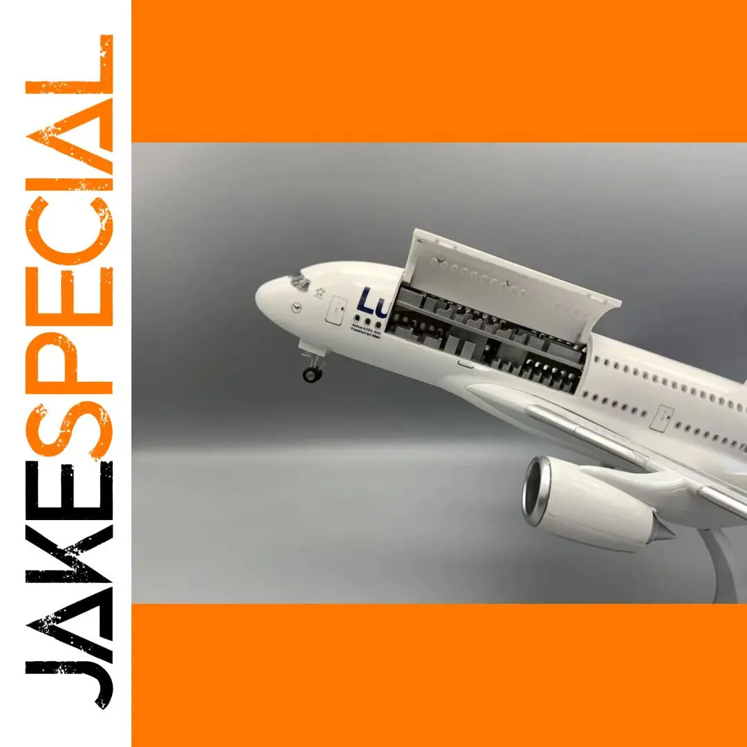 Lufthansa Airbus A380 Model 47cm with LED Lights 1 Lufthansa Airbus A380 Model 47cm with LED Lights