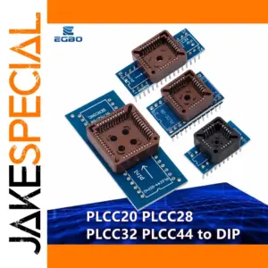 IC Adapter Set for PLCC Chips to DIP Format
