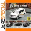 White Toyota Land Cruiser Prado Miniature Model 1:43