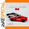 1:24 Scale Alloy Sports Car Model in Red, Silver, or Black