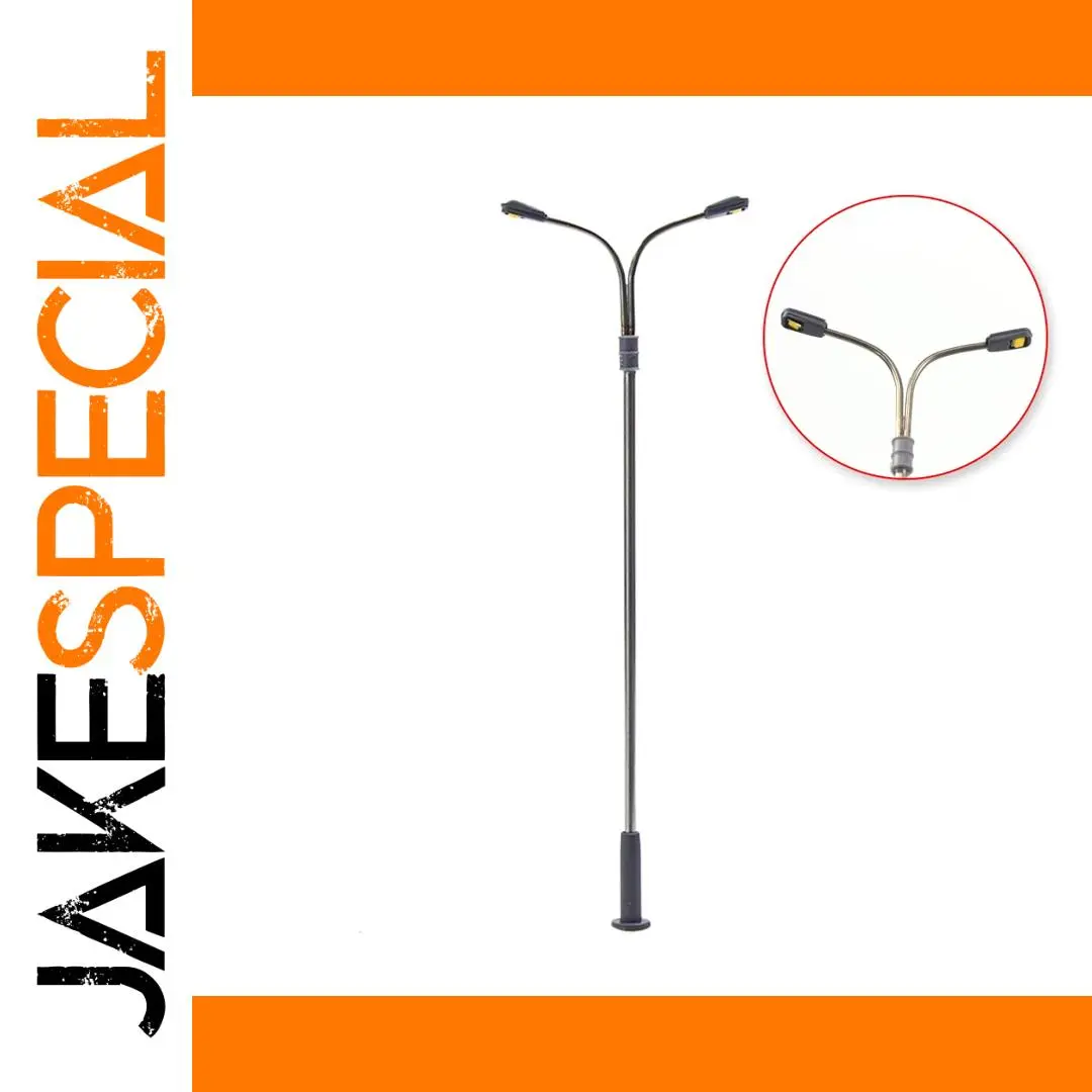 HO Scale Realistic Street Lamp Set (10Pieces) 1 HO Scale Realistic Street Lamp Set (10Pieces)