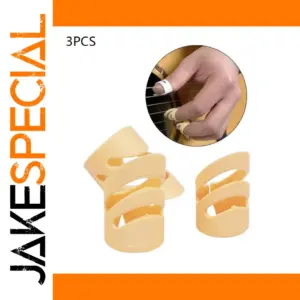 Beige Guitar Finger Picks for Fine Plucking