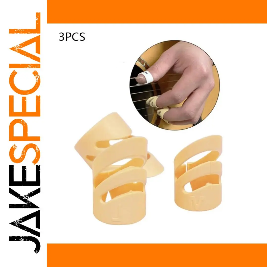 Beige Guitar Finger Picks for Fine Plucking 1 Beige Guitar Finger Picks for Fine Plucking